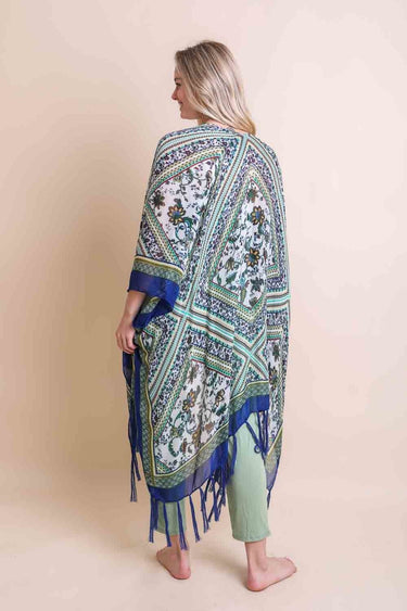 Boho Diamond Tassel Kimono